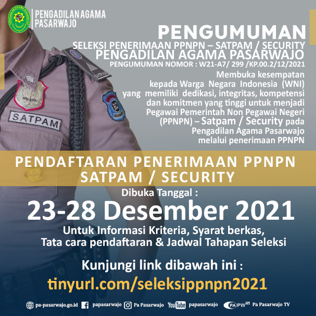 rekrut ppnpn 2021